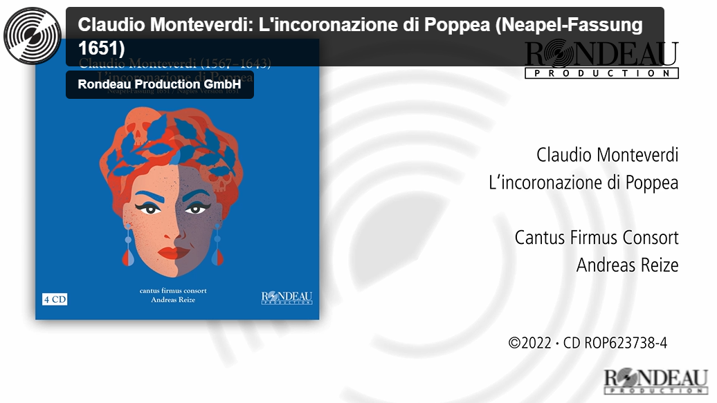 Claudio Monteverdi: L'incoronazione di Poppea
